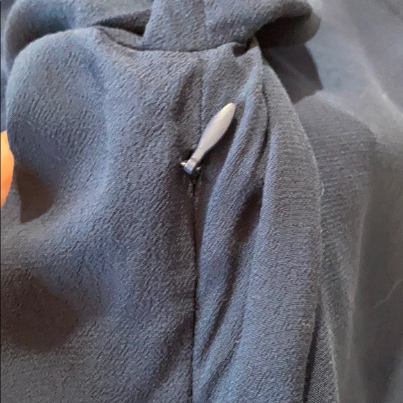 SOLD! Maje Renie Crepe Navy Wrap Dress M NWT - Picture 8 of 9